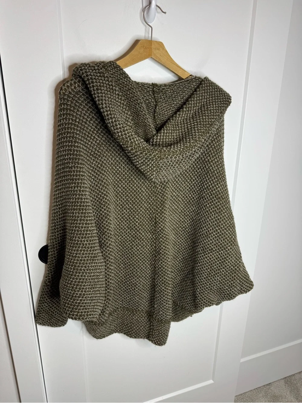 Free People Coco Cocoon Oversized Hooded Cardigan Sweater Green Size Large